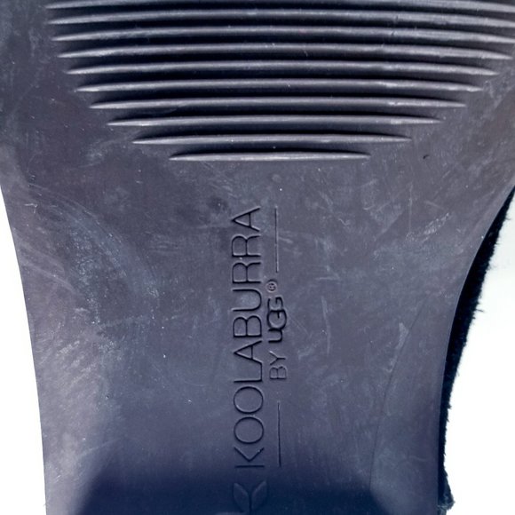 SOLD Koolaburra Ugg Black Suede Ankle Boots Size 7 - Picture 11 of 11